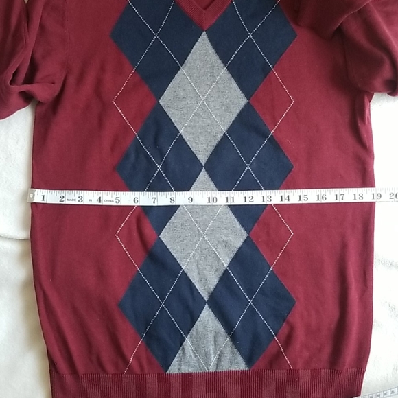 Old Navy Argyle Sweater, Size S - Picture 7 of 8
